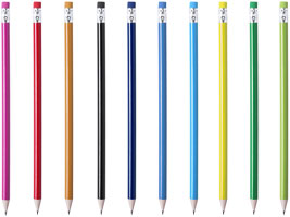 Matita colorata con gommino colorato