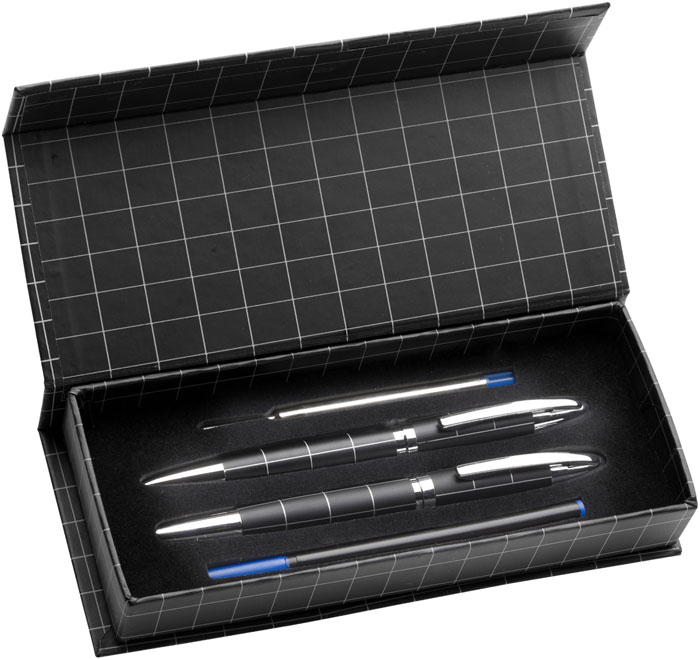 Parure penna a sfera e rollerball