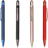 Penne in alluminio gommate con touch screen