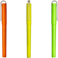 Penne riciclate colori fluo con inchiostro gel